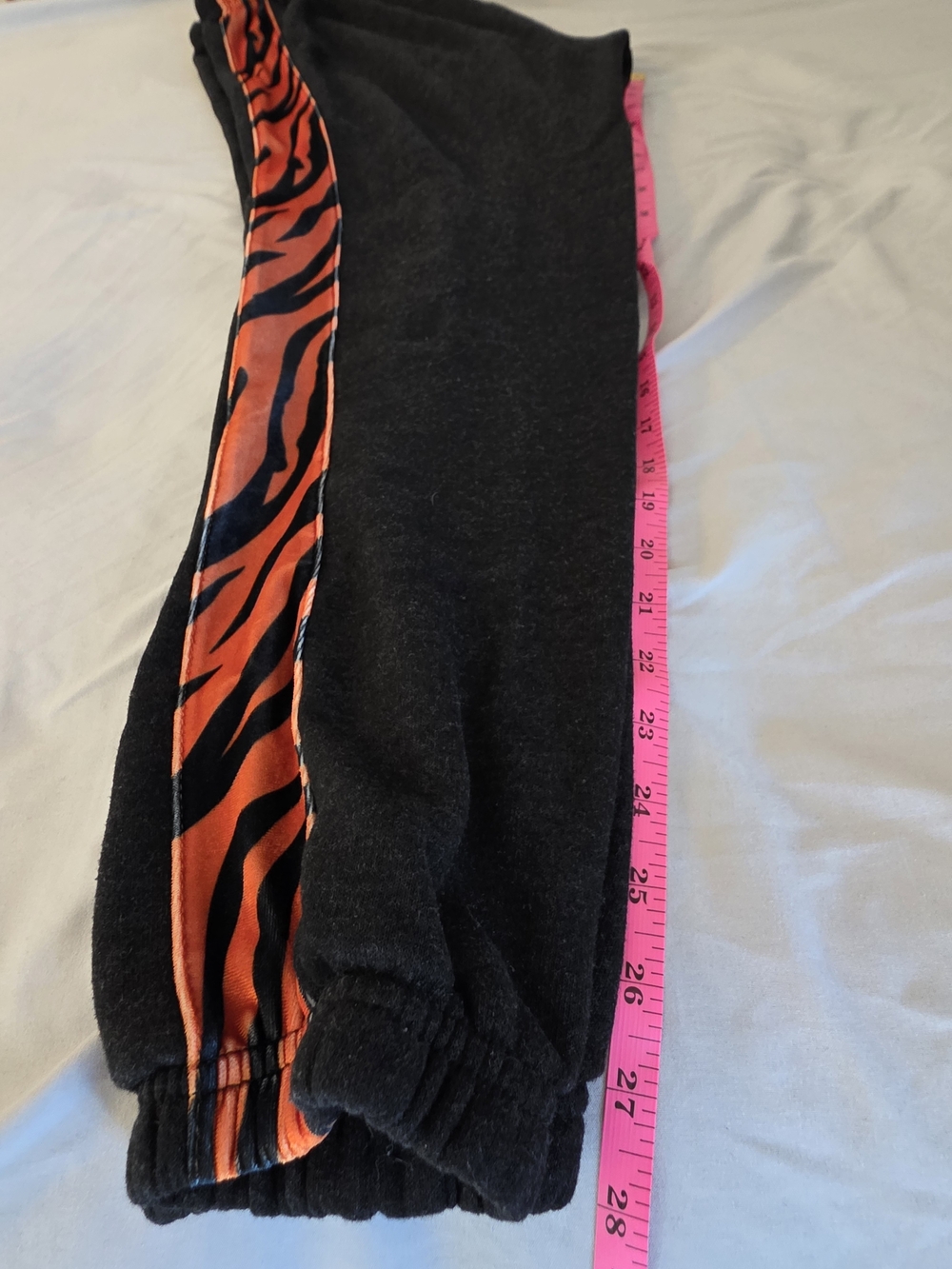 Aviator Nation AV Jogger Set with Orange Tiger-Stripe Velvet Trim - Picture 14 of 16